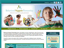 Tablet Screenshot of behavioralsupportpartnership.com